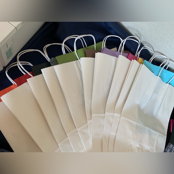 Gift Bag Combo, 10 Lg bags & tissue, 10 cards, gift labels, ribbon - Picture 1 of 6